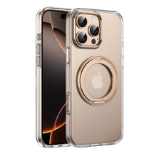 360° Rotatable Magnetic Phone Case for iPhone 16 15 14 13 Pro Max Plus – Magsafe Compatible, Slim Clear Hard Cover with Kickstand Ring, Military-Grade Protection, Wireless Charging Support