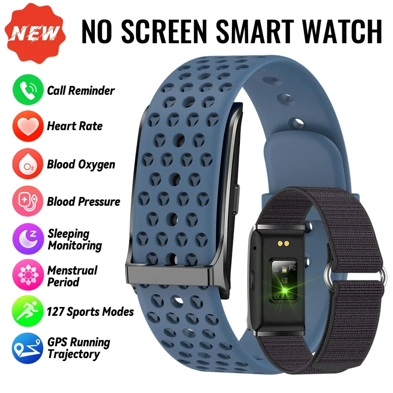 Fitness Tracker Band with GPS – Smart Health & Activity Bracelet, 24/7 Activity & Sleep Tracking, Heart Rate Monitor, Waterproof Sports, 20+ Days Battery Life